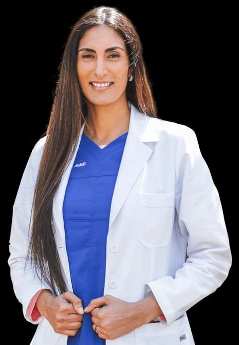 Stylized portrait of Dr. Payal Anand, DDS.